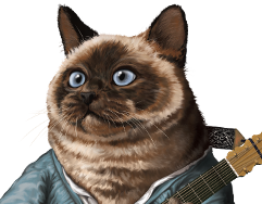 Gato tocando la guitarra barroca - Imagen 3