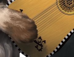 Gato tocando la guitarra barroca - Imagen 6